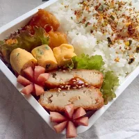 Snapdishの料理写真:旦那弁当♡手抜き|ma-iさん