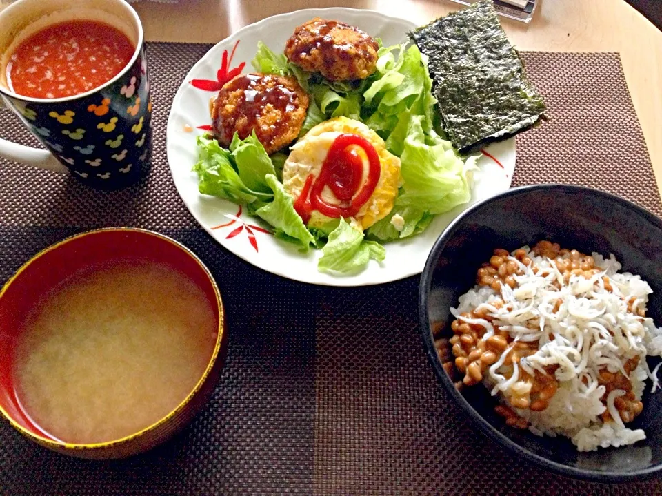 10月11日朝食兼昼食|ばぁさんさん
