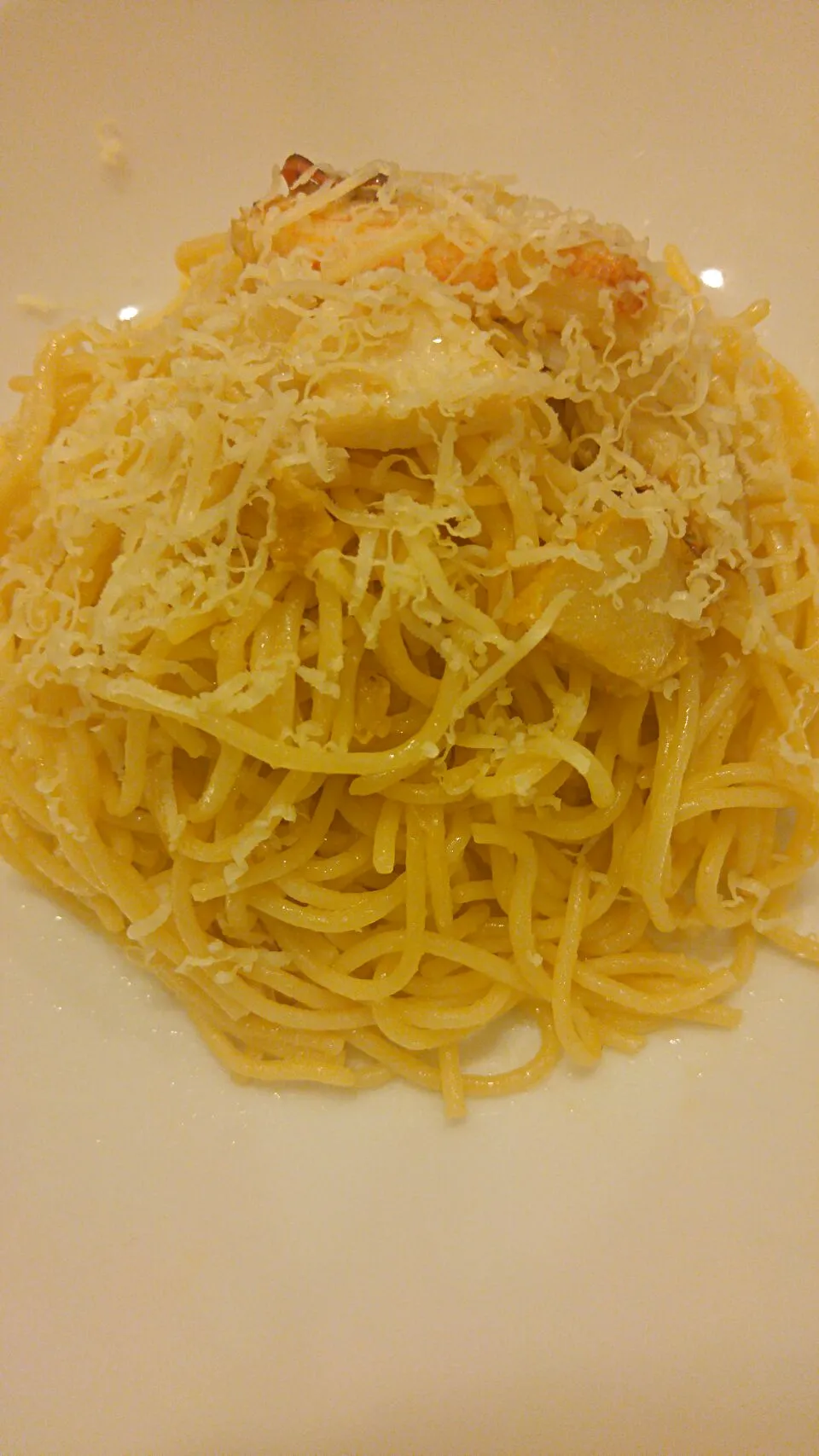 Snapdishの料理写真:creamy seafood sphagetti|wahyudi fongata susindraさん