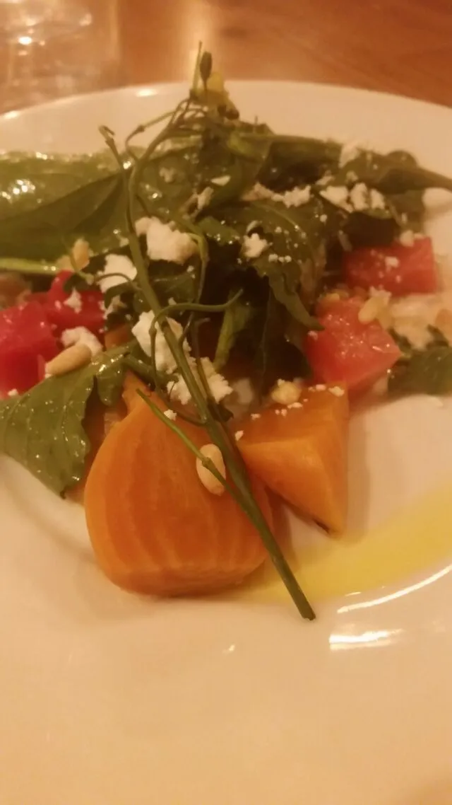 Doe Bay Smoky Beet Salad with Feta, Pine Nuts, and Arugula|Christina Sasserさん