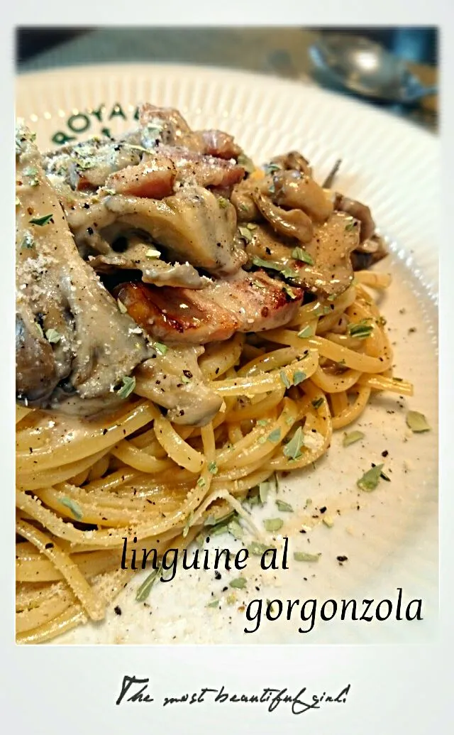 linguine al gorgonzola|Alfinさん