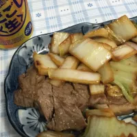 サーロインステーキと白菜の照り焼き|ひろっきーさん