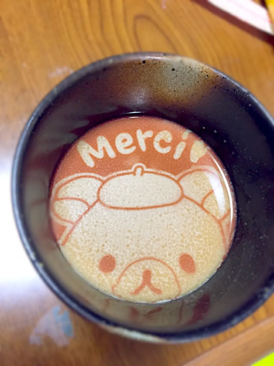 リラックマlatte art❤︎可愛すぎて飲めない( #●´艸`)|Makotoさん