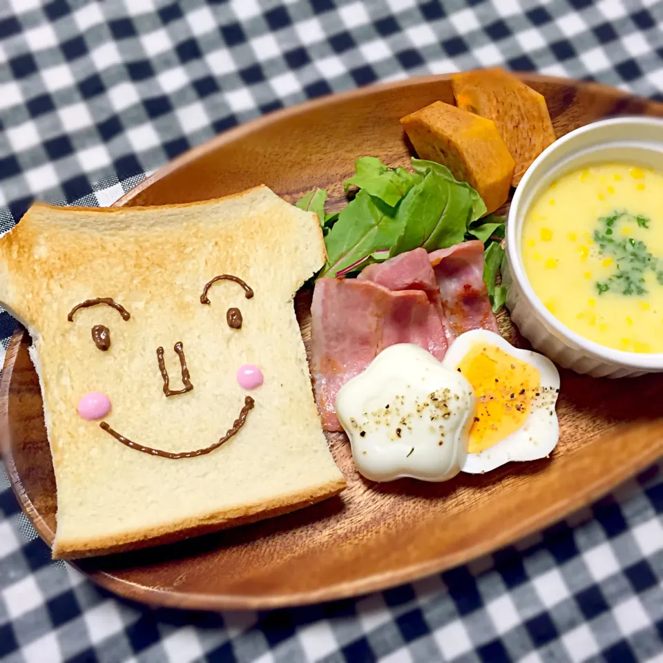 息子の朝食|キナリさん