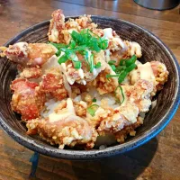 Snapdishの料理写真:きんしゃい亭、竜田丼|oguteaさん