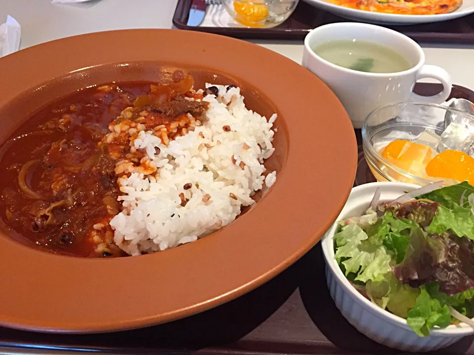 Snapdishの料理写真:#今日のランチ は、
今日のカフェで、#ハヤシライス|sono.kさん