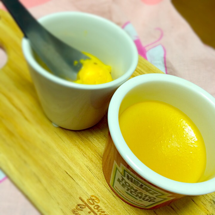 かぼちゃプリン…のはず…