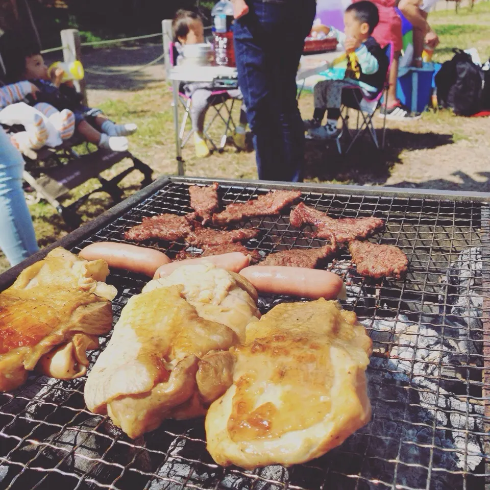 Snapdishの料理写真:BBQ⛺️|Imanaka Yukikoさん