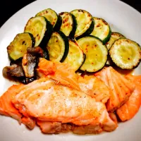 Sautéed Norway Salmon n Zucchini