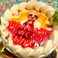 Snapdishの料理写真:4歳お誕生日ケーキ|tomoさん