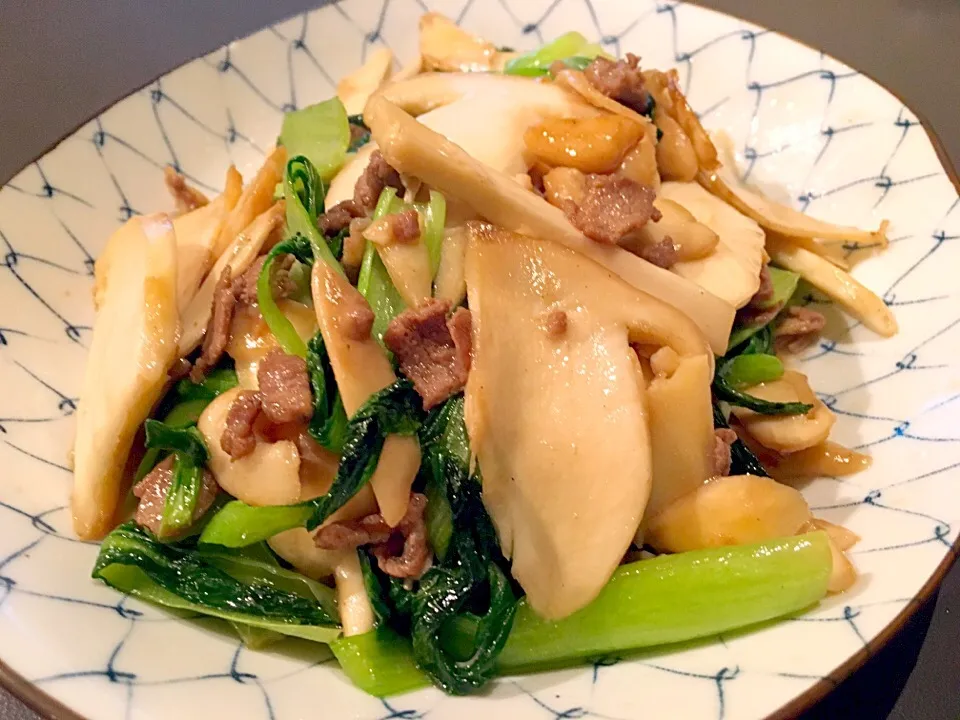 Sauté Matsutake mushroom with Bok choy|Allisonさん