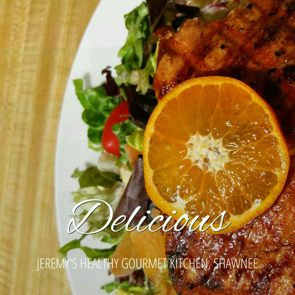 orange ginger salmon salad|Jeremy Raneyさん