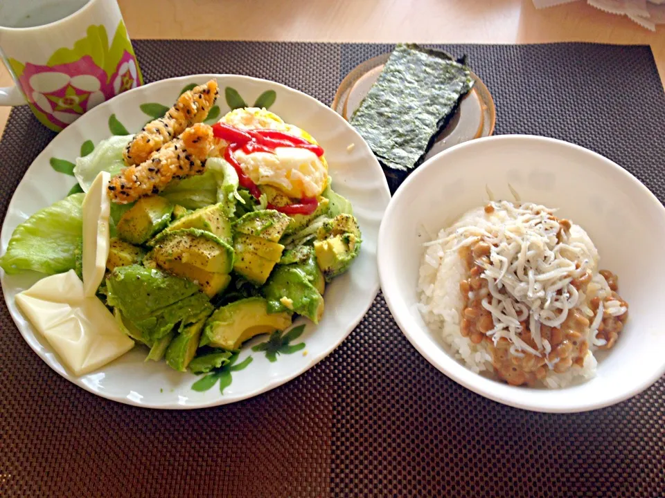 10月13日朝食兼昼食|ばぁさんさん