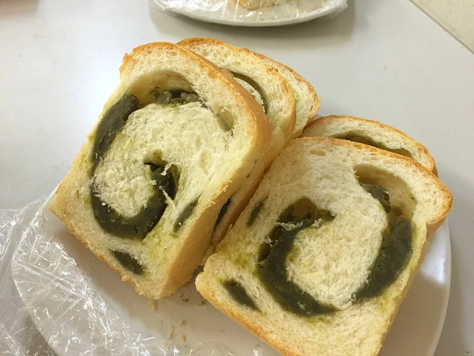 抹茶餡のあん食風🍞|たいちさん