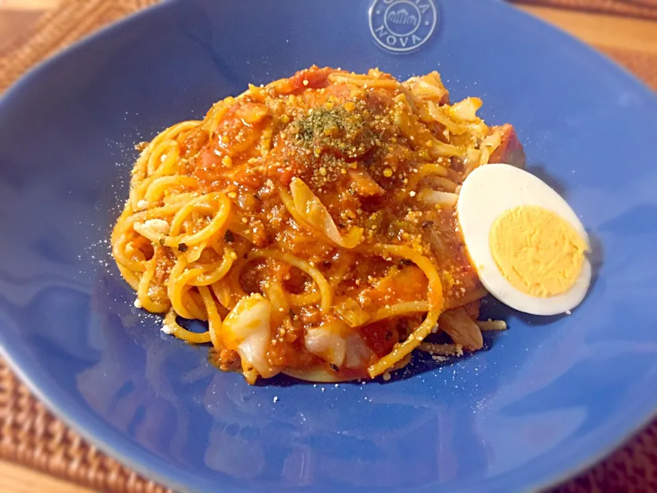 キャベツたっぷりミートソースパスタ|ayappeさん