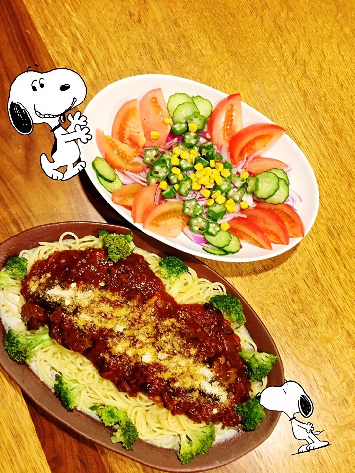 晩メシ〜〜🍴🍺|まんぞーさん