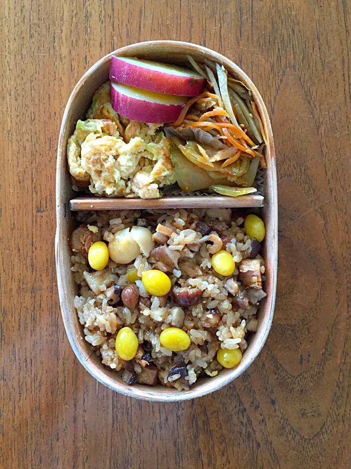 Snapdishの料理写真:中華おこわ弁当|gogotaxiさん