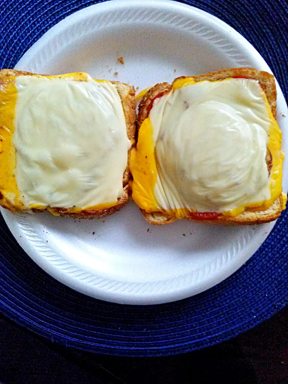 egg pepperoni cheese breakfast sandwich|demetric bradleyさん