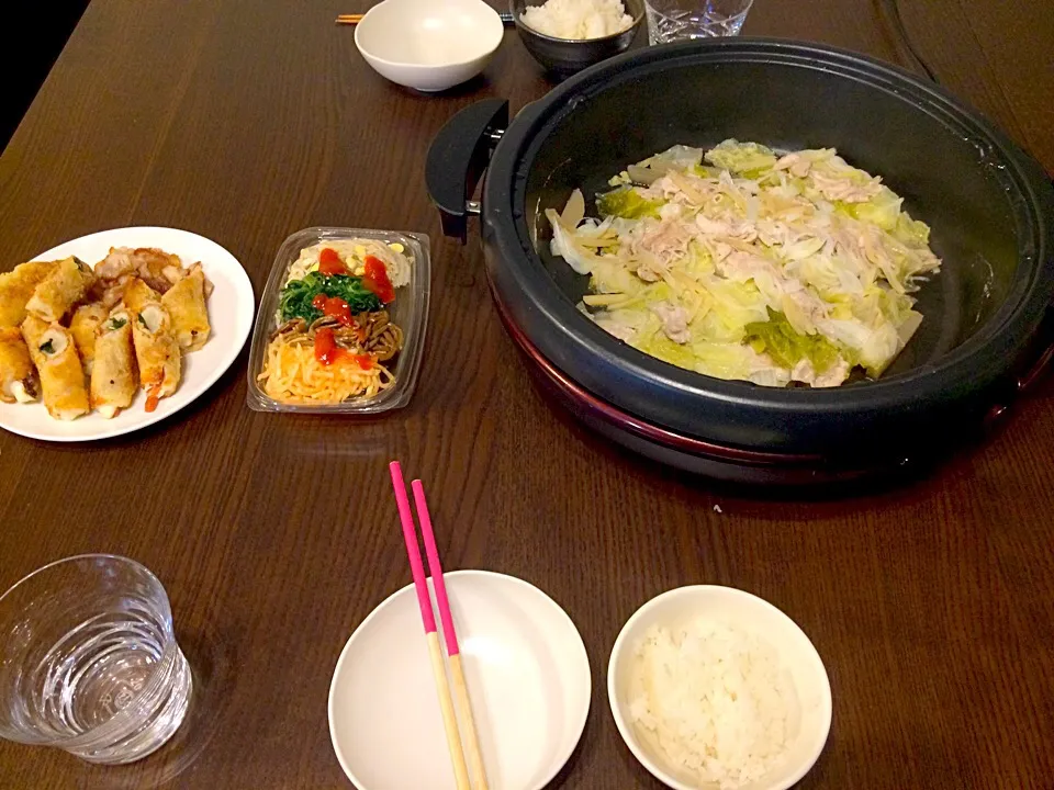 Snapdishの料理写真:2015.10.13 風邪ひきさんの晩御飯|あいさん