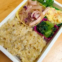 Snapdishの料理写真:玄米弁当|yuuさん