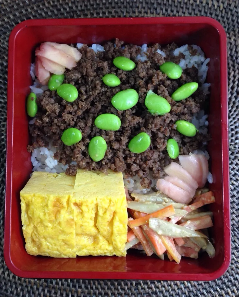 母のそぼろ丼弁当|*なおみん*さん