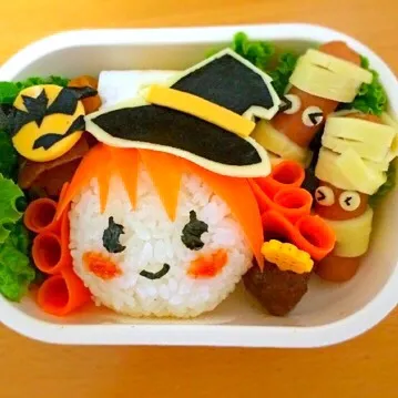 Snapdishの料理写真:Halloween  魔女弁当|Michiyoさん