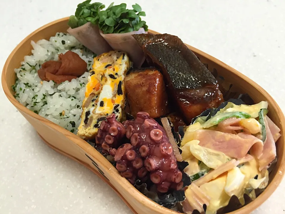 Snapdishの料理写真:2015年10月14日のお弁当|永島 恵さん