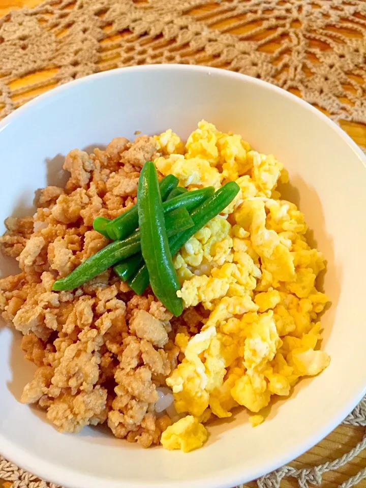 Snapdishの料理写真:鳥そぼろ丼|マリアさん