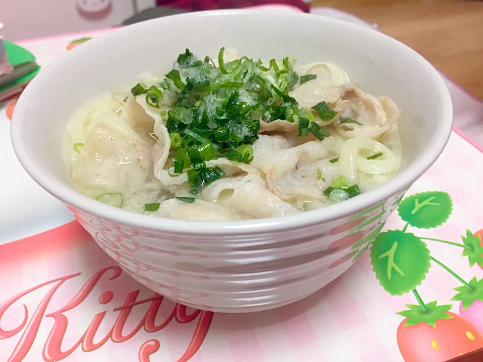 中華ペーストで定番うどん！|doalaさん