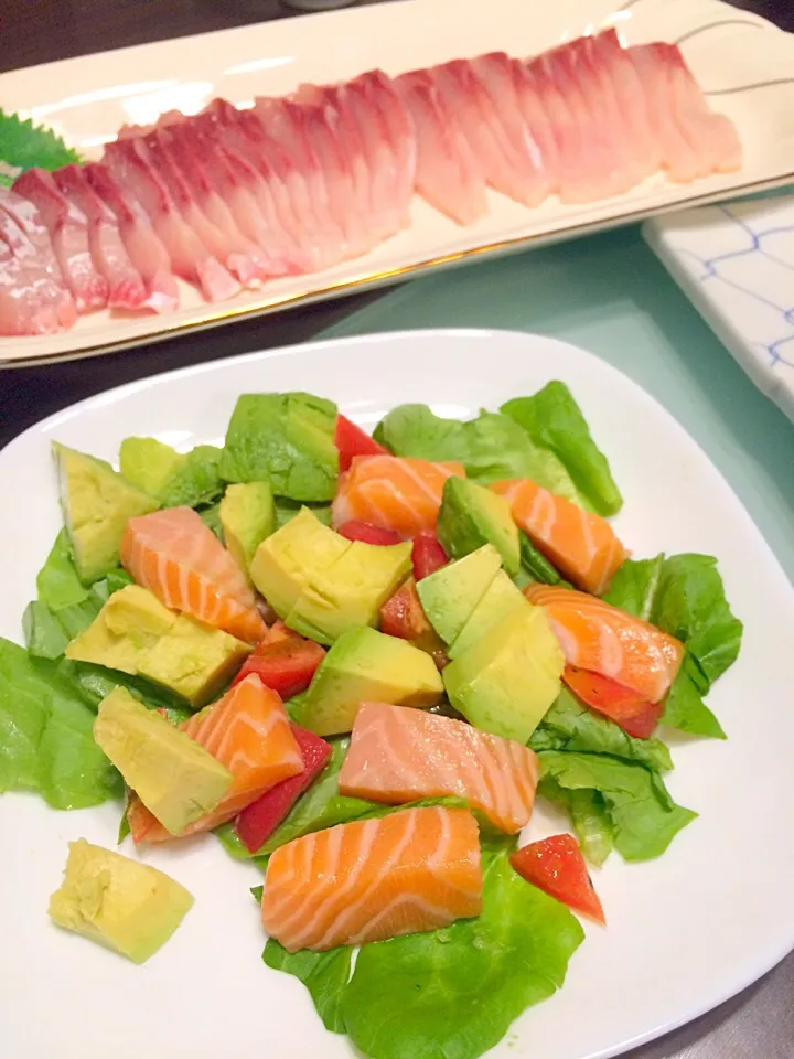 salmon salada|marian ilanoさん