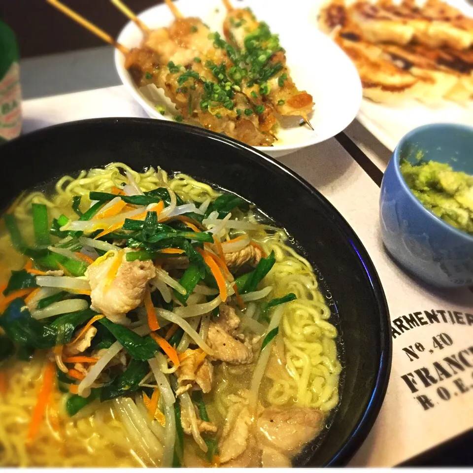 とある日の晩ご飯(マルちゃん製麺しお味)|ゆきっちん(・8・)さん