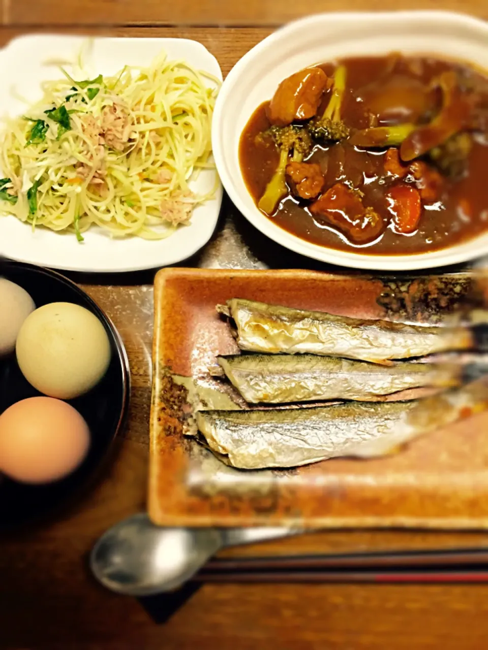 Snapdishの料理写真:27.10.14 晩ご飯です(^^♪|ららさん