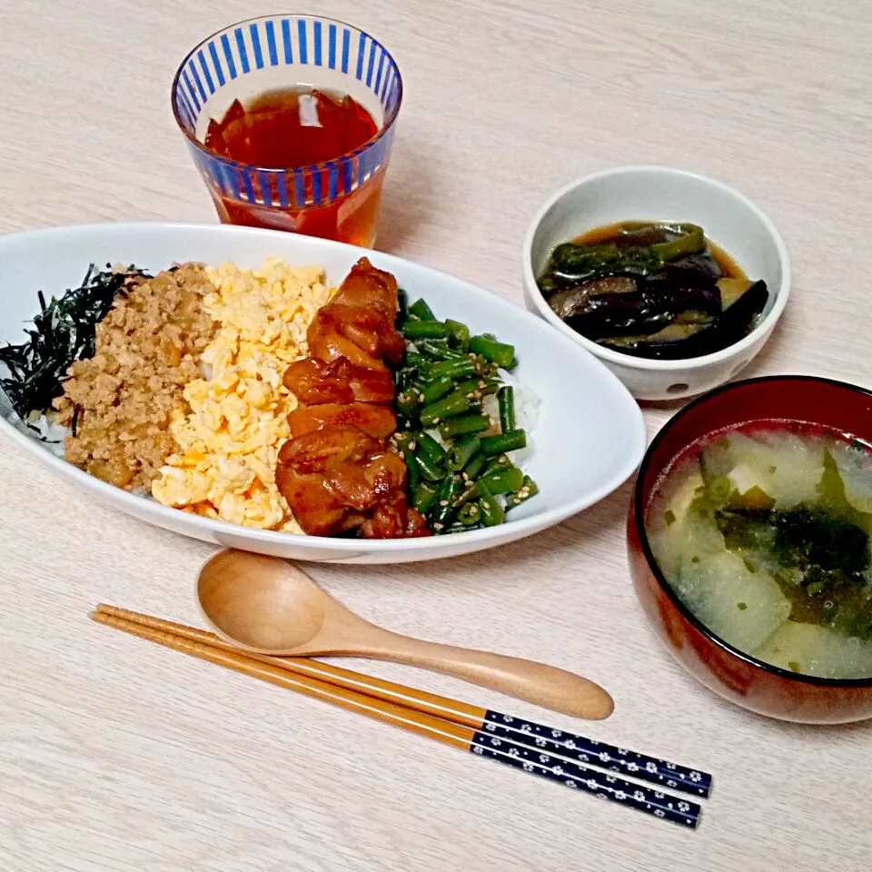 そぼろ丼の夜ご飯|Mami.Nさん