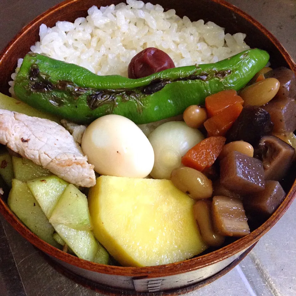 10月15日のお弁当|熊猫さん