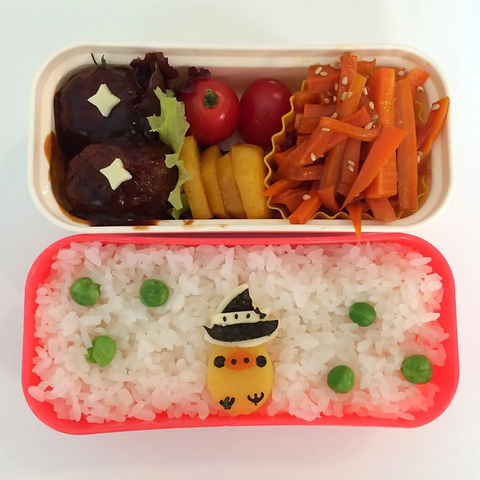 ハロウィン★キイロイトリのお弁当|manacocoさん