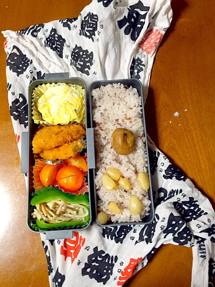 Snapdishの料理写真:いつも大黒柱さまのお弁当🍱|角田　恭子さん