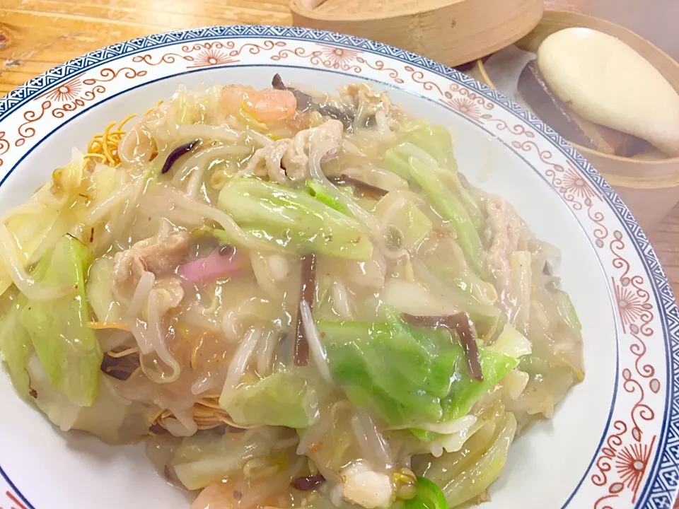 皿うどん&角煮まんじゅう|Masahiko Satohさん