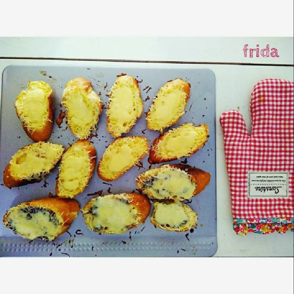 #baguette #nutella #cheese #homemade #foodies #Breakfast/Brunch|Frida Rahmawatiさん