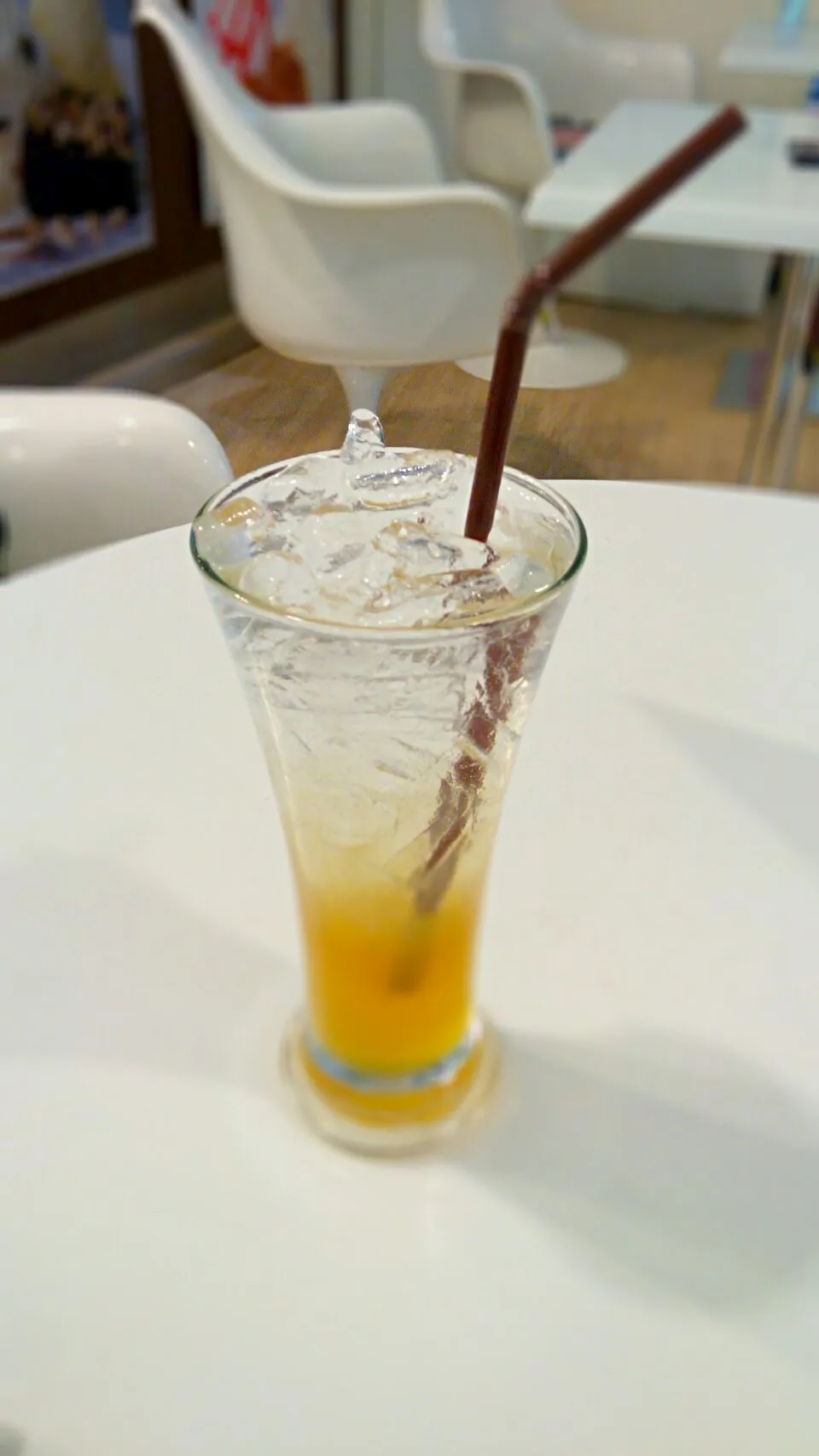 Iced Soda with Passion Fruit Juice.|Punsharasさん