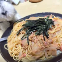 塩辛納豆ツナパスタ！|おぬぬさん