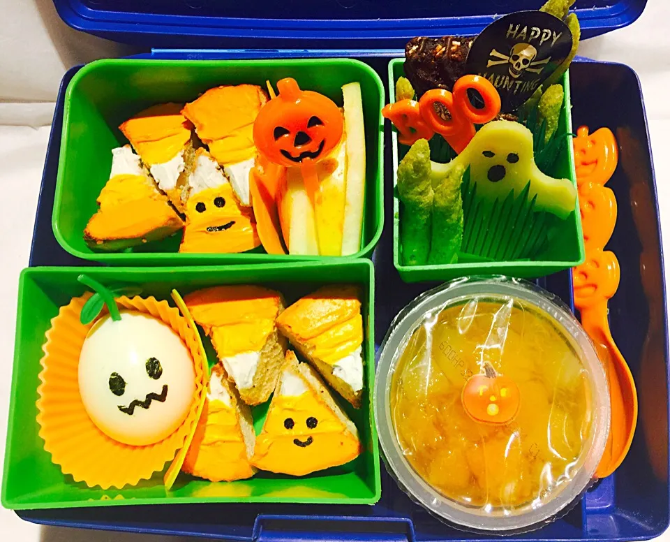 Halloween Candy Corn Lunch Bento and Snacks|Cheryl Melnickさん