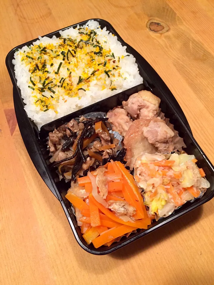 鶏肉と麩の煮もの弁当|meyou..さん