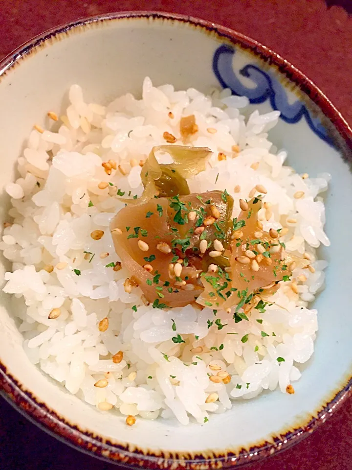 味付きいりごまの搾菜御飯✨御飯|Mikako Iidaさん