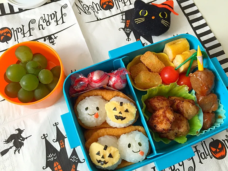 ハロウィンいなり弁当。|yukiさん