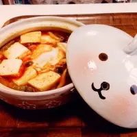 Snapdishの料理写真:あったかチゲ鍋🍲|ひぃさん