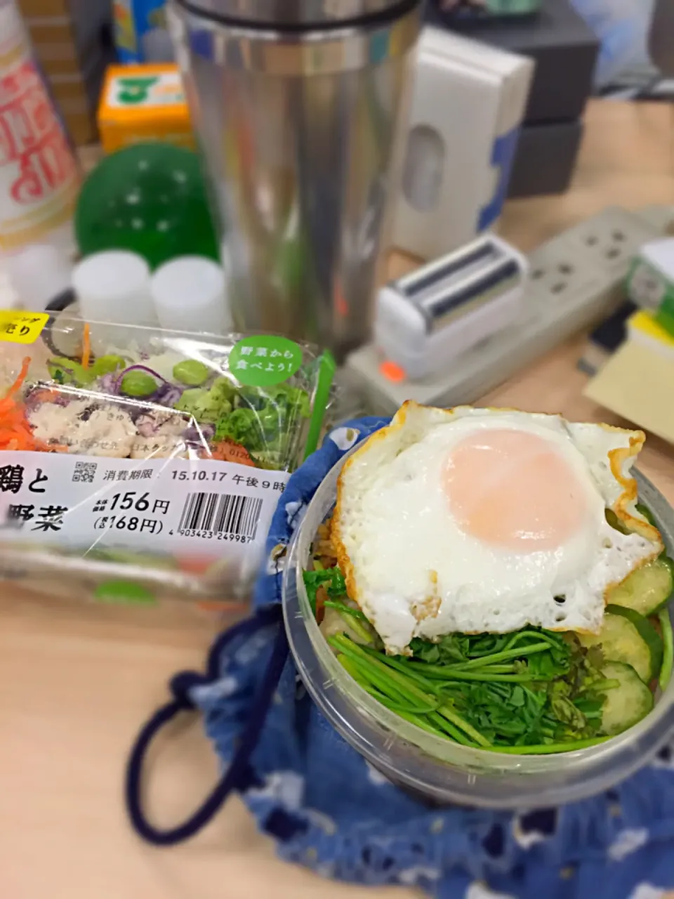 シンガポールチキンライスのなれの果て炒飯|Lunchさん