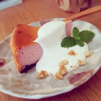 Snapdishの料理写真:紫芋のチーズケーキ🍠|ポテトさん