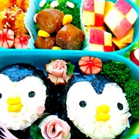 Snapdishの料理写真:ペンギン弁当|まみさん