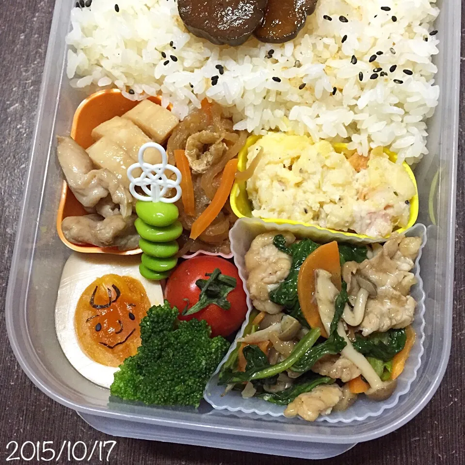 10/17お弁当⚘ᗾᐝ|ふくろう女子さん