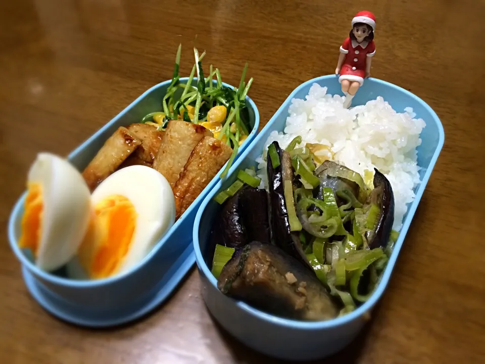 ちくわの蒲焼き弁当(￣▽￣)安っちいちくわも焼き鳥のタレで意外と美味しくなるのね！|もっつぁさん